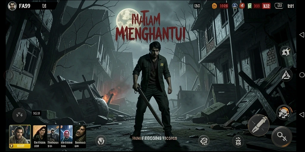 Gameplay menegangkan dari FA99 yang menghadirkan berbagai makhluk menyeramkan.