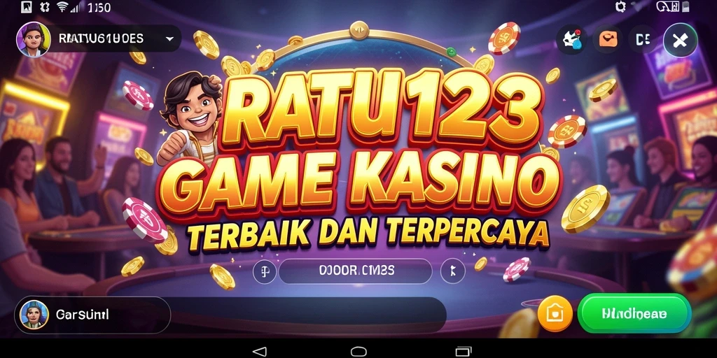 Screenshot gameplay RATU123 menampilkan aksi seru permainan Kasino.