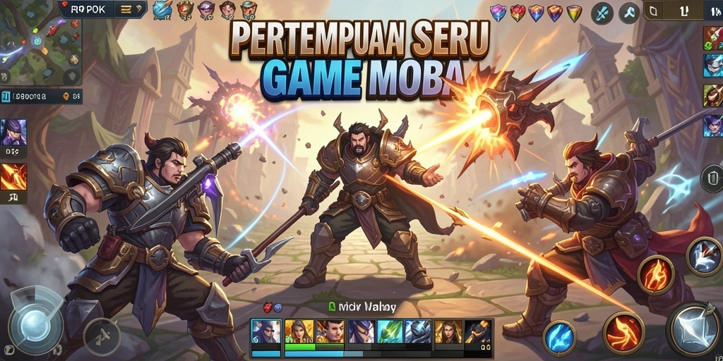 Tangkap momen seru dalam gameplay RPOK dengan strategi tim.