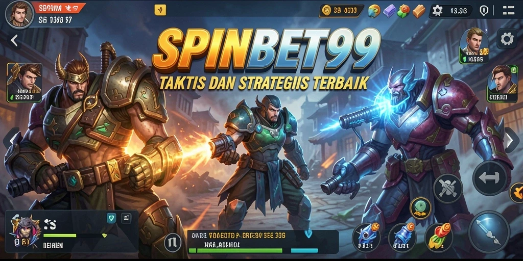 Tampilan gameplay menegangkan SPINBET99 saat pemain merumuskan strategi.