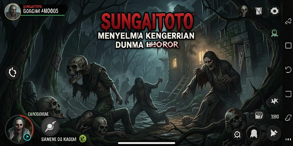 Screenshot menampilkan suasana mencekam dalam SUNGAITOTO.